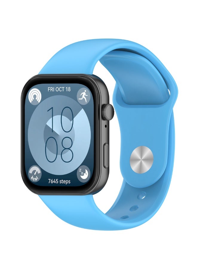 HW 4PCS compatible with Huawei Watch Fit 3/Fit 4/Fit 4 Pro reverse buckle silicone strap/buckle strap - Image 5